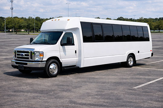 25-passenger minibus available for charter in Lancaster, CA
